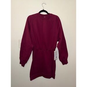 Lululemon Scuba Long Sleeve Dress Size 6  Deep Luxe NWT $138 MSRP